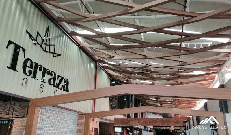 Fabricación de Cubierta con Teja Standing Seam sin traslapo en Centro comercial La Florida Cañaveral - Floridablanca, Santander